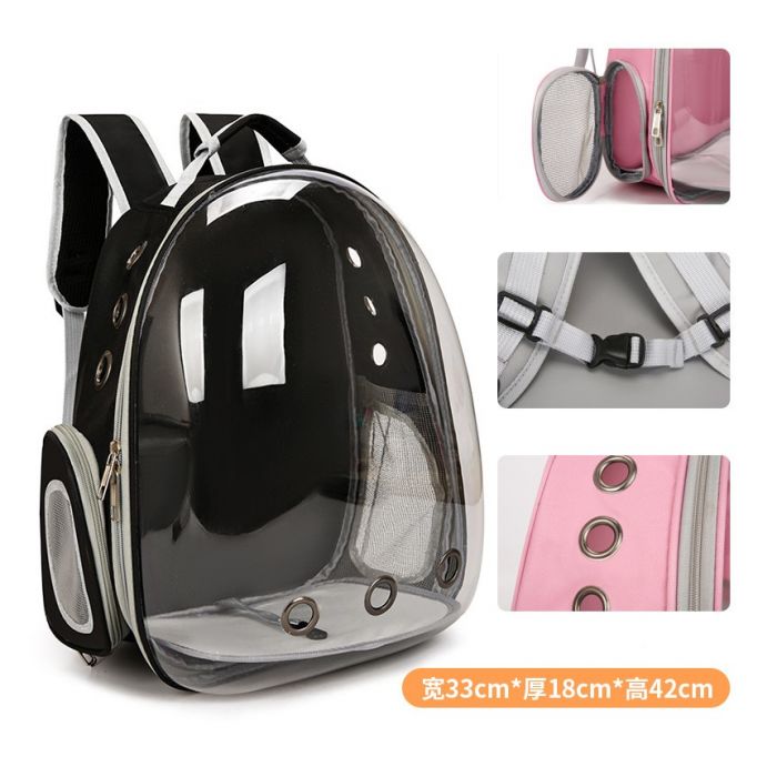 Mochila Transportadora Mascotas Capsula Burbuja